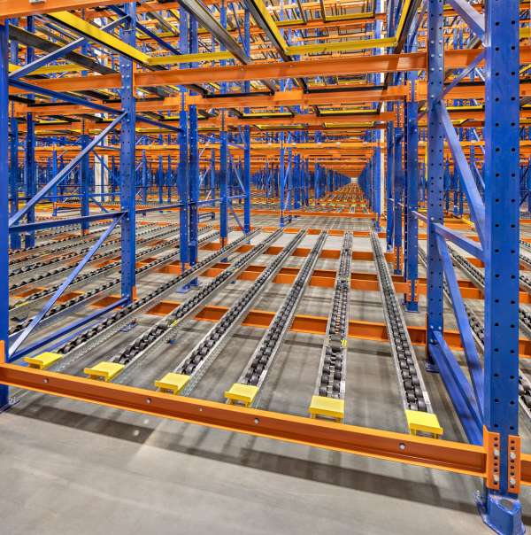 Pallet Flow Rack - Industrial Warehouse Racking in Newnan