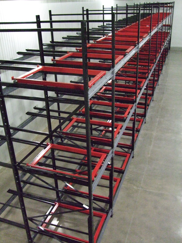 Warehouse pallet racking installation
