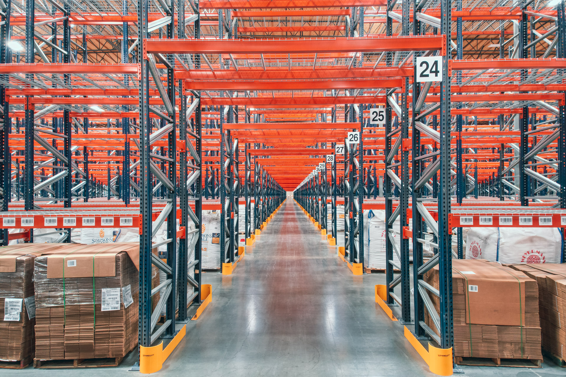 Industrial warehouse racking installation in Newnan warehouse